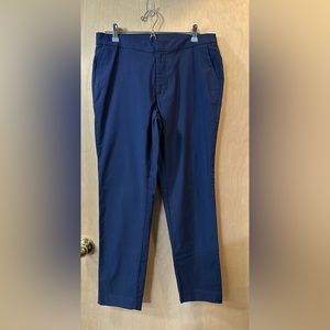 Time and Tru dressy capris, size 12, navy blue, fits small, business casual